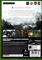 Xbox 360 The Elder Scrolls 5 Skyrim Back CoverThumbnail